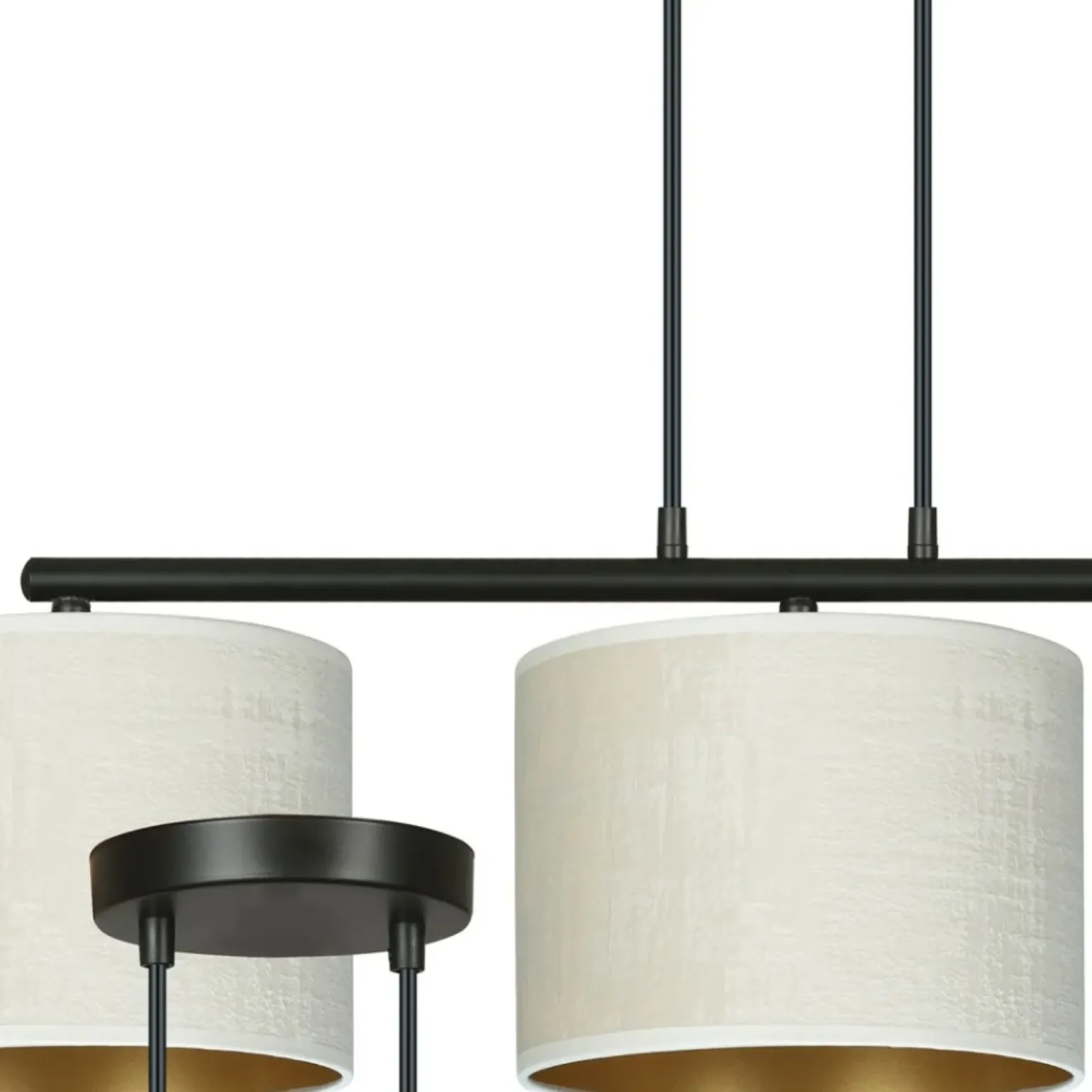 Store Elegancka lampa wisząca nad stół w jadalni 1052/3 HILDE | Kaja Żyrandole Nowoczesne