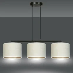 Store Elegancka lampa wisząca nad stół w jadalni 1052/3 HILDE | Kaja Żyrandole Nowoczesne
