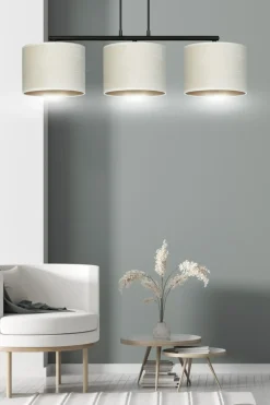 Store Elegancka lampa wisząca nad stół w jadalni 1052/3 HILDE | Kaja Żyrandole Nowoczesne