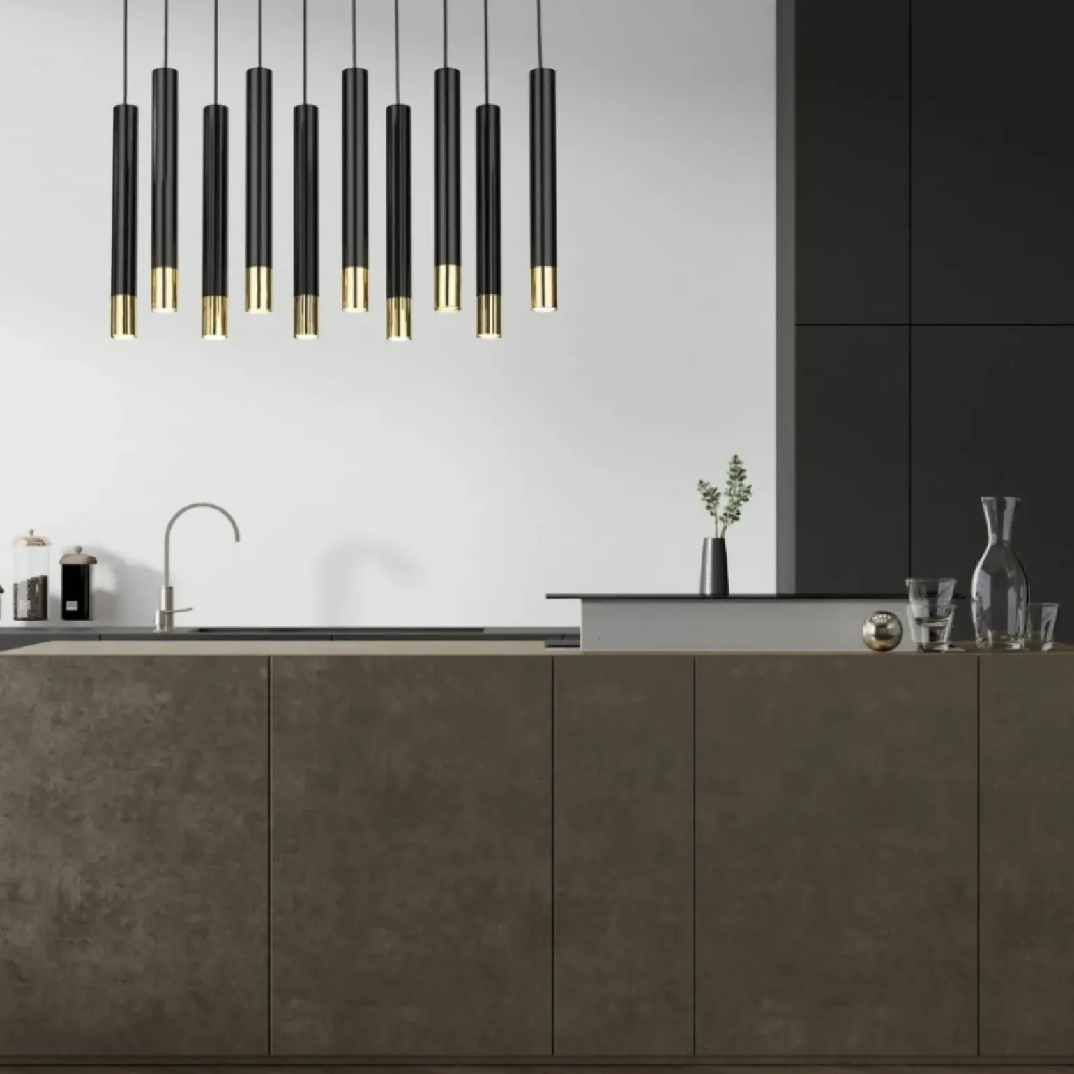 Online Elegancka lampa wisząca nad stół w jadalni SIG 33399 - SOPEL GRAND Żyrandole Nowoczesne