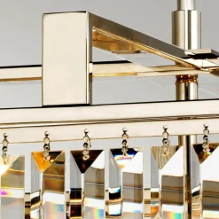 Sklep Kaja Elegancka lampa wisząca, polerowany nikiel ARIES-4P-L z serii ARIES