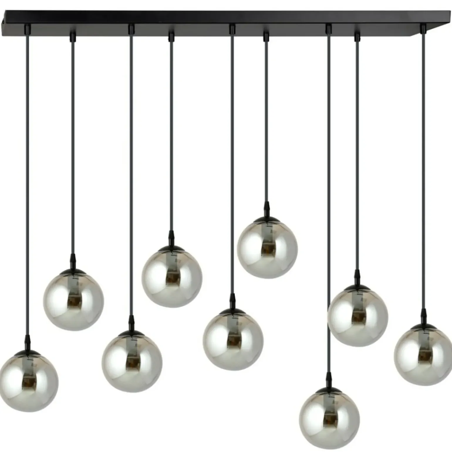 Hot Elegancka lampa wisząca z grafitowymi kloszami 712/9 | Kaja Żyrandole Nowoczesne