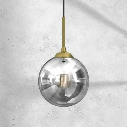 Best Sale Elegancka lampa wisząca z lustrzanym kloszem MLP8413 z serii REFLEX | Kaja Oświe Żyrandole Nowoczesne