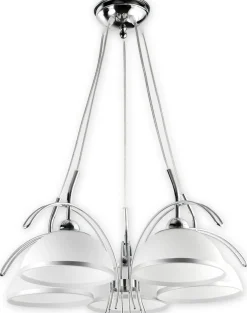 Sklep Kaja Elegancka lampa wisząca z kloszami O1485 CH FLEX | Kaja Oświetlenie