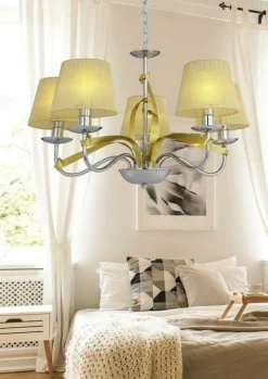 Sklep Kaja Elegancka lampa ze złotymi wstążkami 35-55064 DIVA | Kaja Oświetlenie