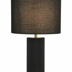 Sklep Kaja Elegancka lampka na szafkę nocną LP-787/1T CZARNA TOKIO | Kaja