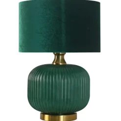 Sklep Kaja Elegancka lampka stołowa LP-1515/1T SMALL GREEN TAMIZA | Kaja