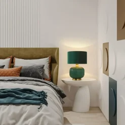 Sklep Kaja Elegancka lampka stołowa LP-1515/1T SMALL GREEN TAMIZA | Kaja