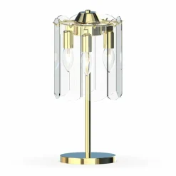 Sklep Kaja Elegancka lampka stołowa w stylu glamour MT3523-3S-EGN NIRA | Kaja