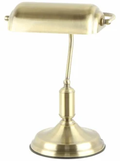 Sklep Kaja Elegancka lampka w stylu bankierskim ZM A2048-GLD z serii ROMA | Kaja