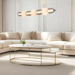 Store Elegancka, ledowa lampa wisząca nad stół ML0366 CARO | Kaja Żyrandole Nowoczesne