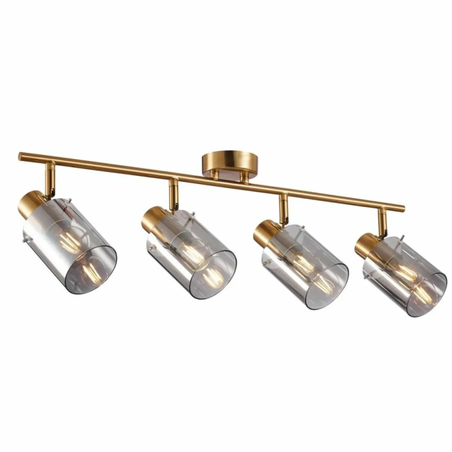 Best Sale Elegancka listwa z ruchomymi reflektorami SPL-5581-4-BRO-SG SARDO Żyrandole Nowoczesne