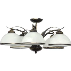 Sklep Kaja Elegancka, patynowa lampa sufitowa LX 4038 KORFU | Kaja Oświetlenie