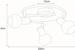 Cheap Elegancka, ponadczasowa lampa sufitowa K-C9590A/3 ALPINA | Kaja Żyrandole Nowoczesne