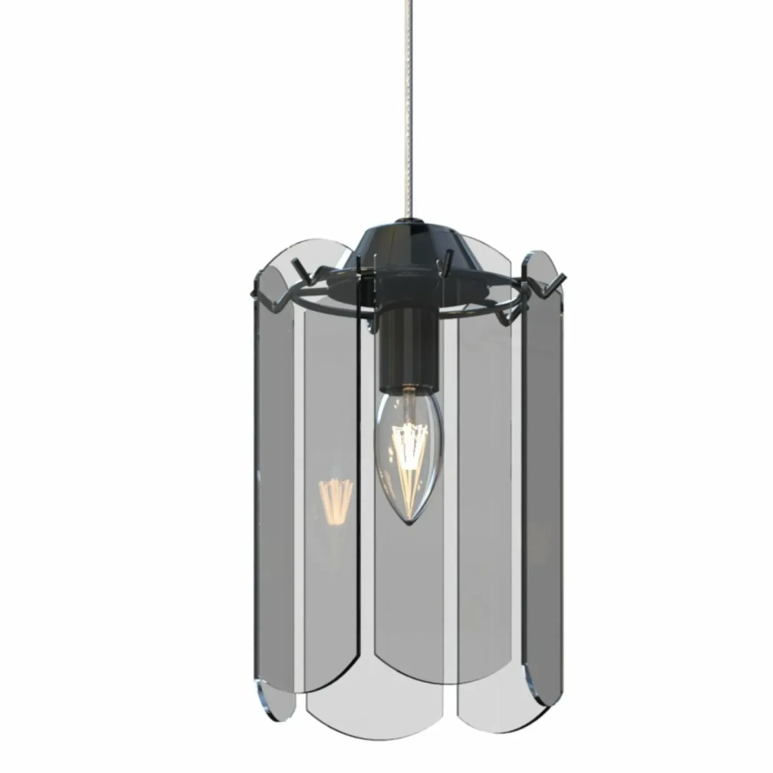 Hot Elegancka, smukła lampa wisząca do kuchni MD3523-1-EBCN NIRA | Kaja Żyrandole Nowoczesne