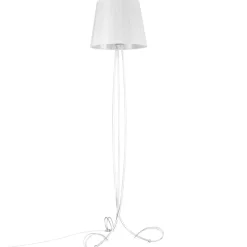 Sklep Kaja Elegancka, srebrna lampa podłogowa K-4074 IRMA | Kaja Oświetlenie