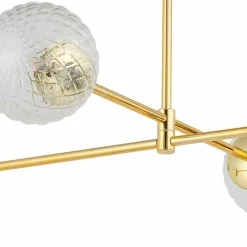 Cheap Elegancka, złota lampa sufitowa do sypialni TK 4605 z serii CADIX Żyrandole Nowoczesne