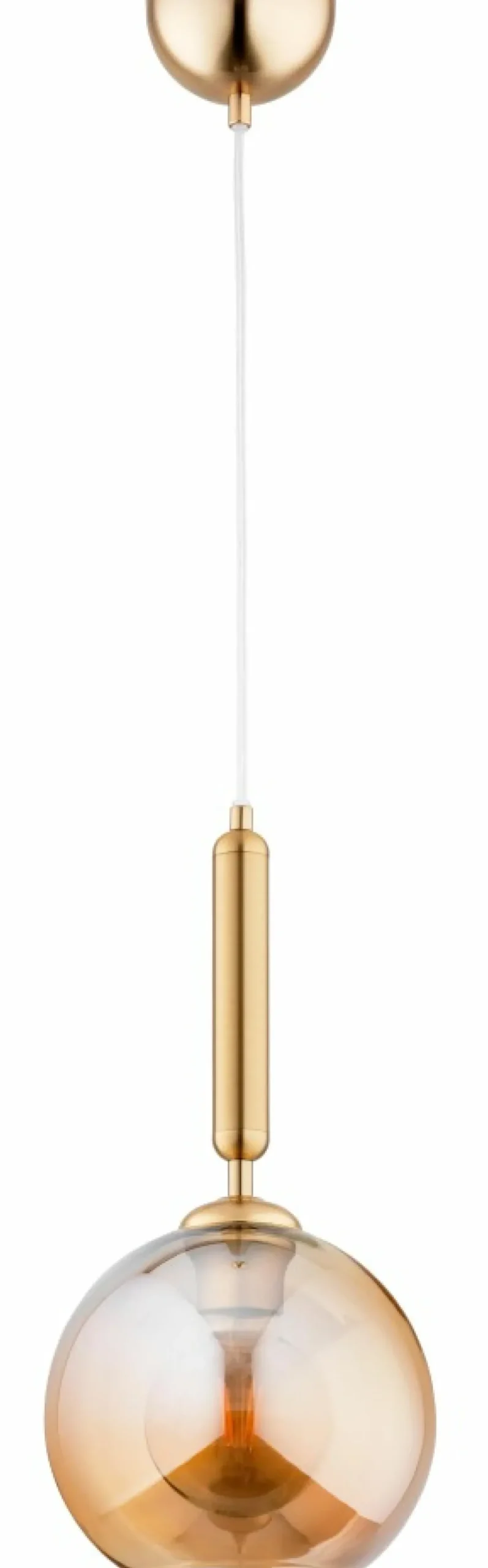 Best Sale Elegancka, złota lampa wisząca z kloszem ⌀20cm AL 61101 GRALL | Kaja Żyrandole Nowoczesne