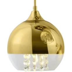 Best Elegancka, złota lampa z kulami P140-PL-170-5-G FERMI | Kaja Żyrandole Nowoczesne