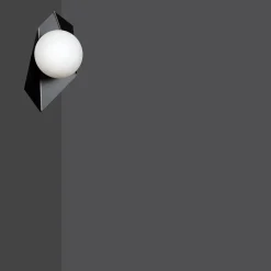 Sklep Kaja Elegancki czarno biały kinkiet do sypialni 636/K1 | Kaja Oświetlenie