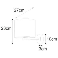 Sklep Kaja Elegancki kinkiet w kolorze czarno-złotym K-4328 | Kaja Oświetlenie