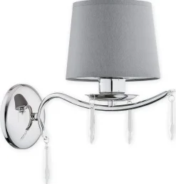 Sklep Kaja Elegancki kinkiet z kryształkami O2480 K1 CH AGILA | Kaja Oświetlenie