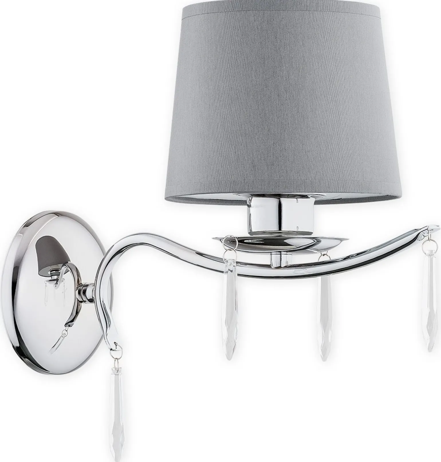 Sklep Kaja Elegancki kinkiet z kryształkami O2480 K1 CH AGILA | Kaja Oświetlenie