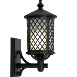 Sklep Kaja Elegancki kinkiet zewnętrzny z ozdobną kratką K-8215 z serii CHICAGO