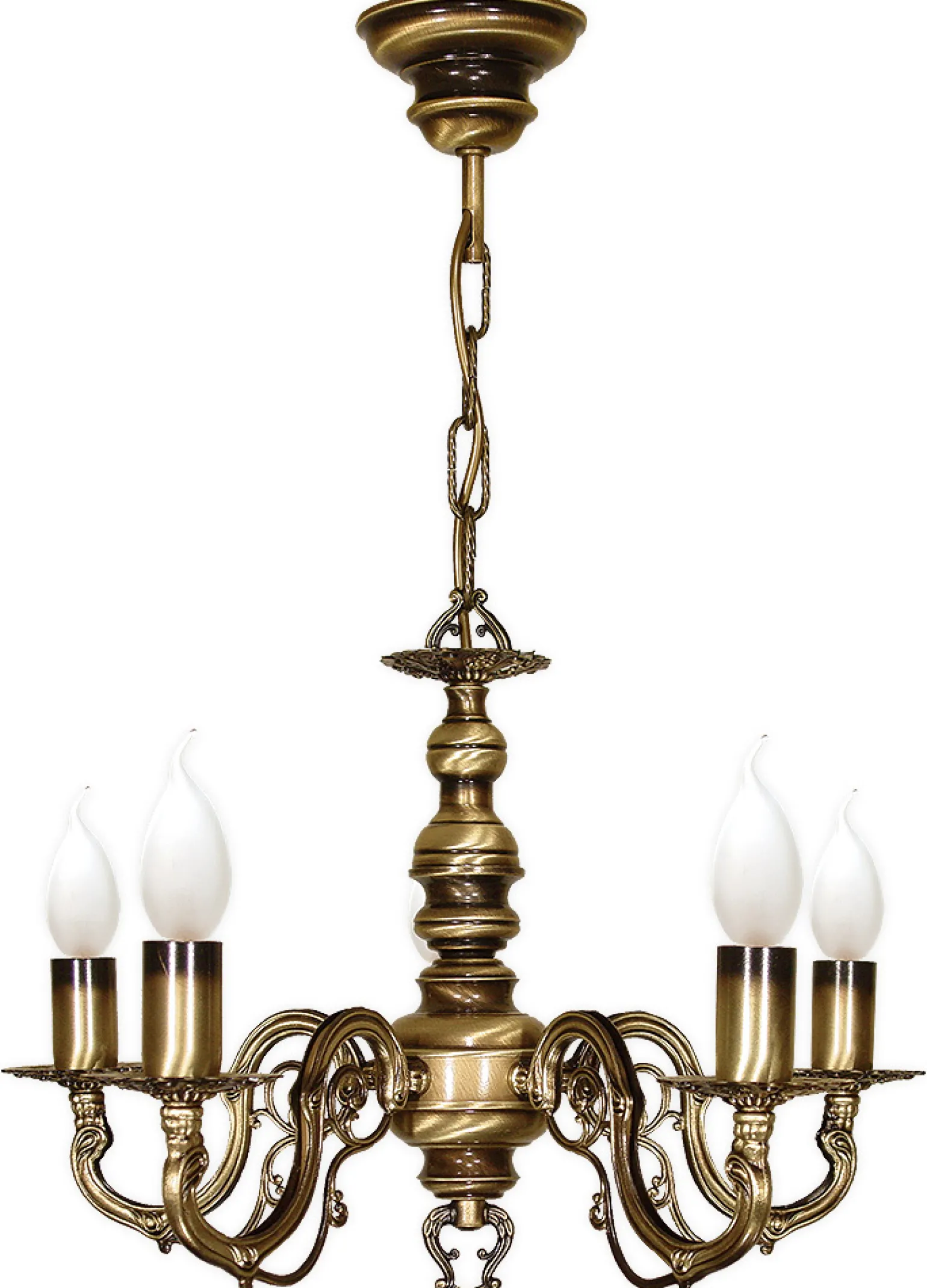 Sklep Kaja Elegancki, patynowy żyrandol świecznik O1315/W5 ANTARES | Kaja