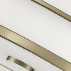 Sklep Kaja Elegancki plafon ze złotą oprawą FE-FUSION-F-PNBR z serii FUSION