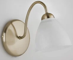 Sklep Kaja Elegancki, stonowany kinkiet w złocie AL 22610 | Kaja