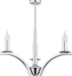 Sklep Kaja Elegancki żyrandol z 3 źródłami światła O2863 W3 CH | Kaja Oświetlenie