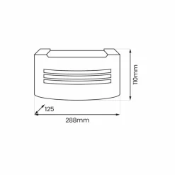 Sklep Kaja Elewacyjna lampa ścienna na 1 żarówkę E27 EKO0736 MAXIM | Kaja