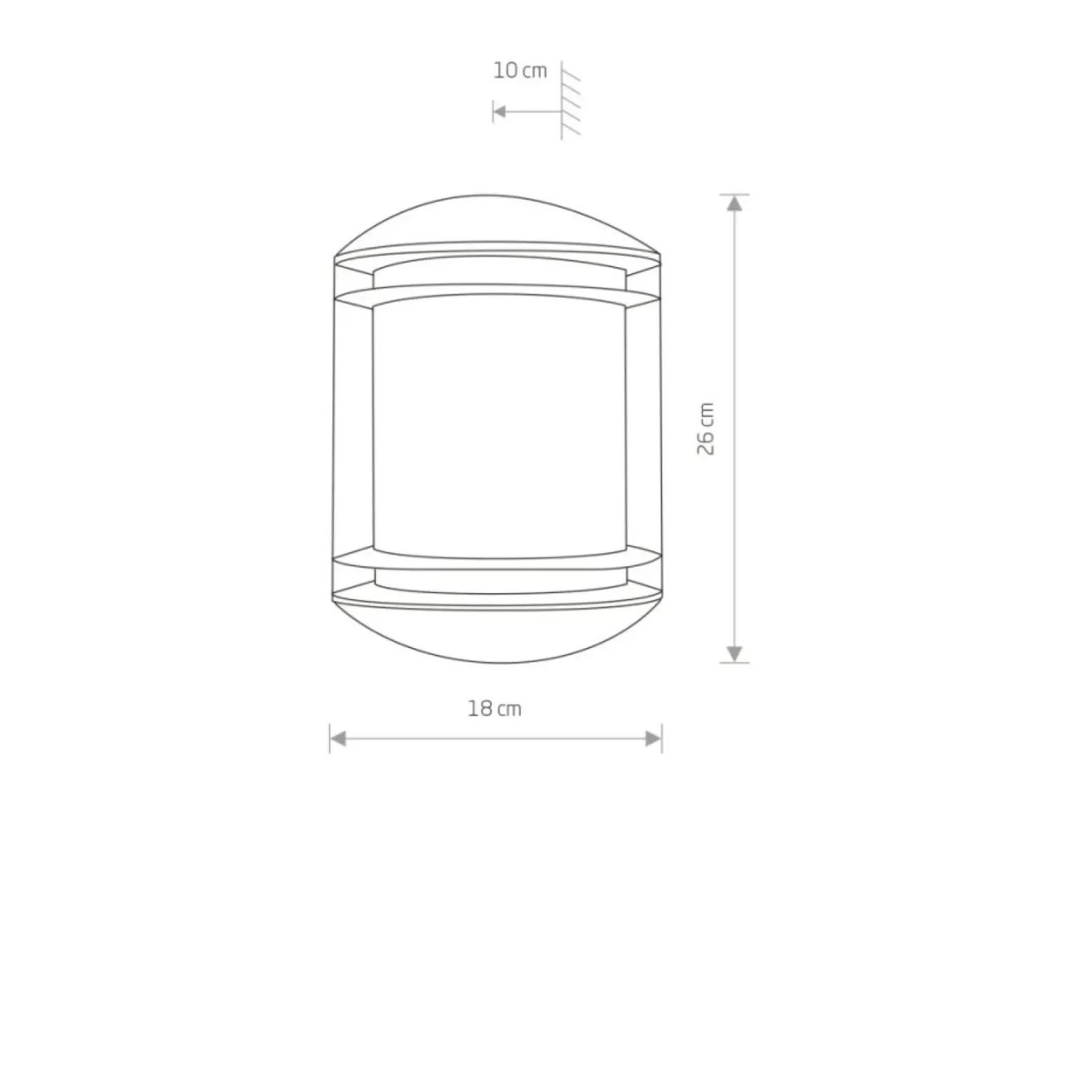 Sklep Kaja Elewacyjna lampa ścienna retro na balkon 3411 QUARTZ | Kaja