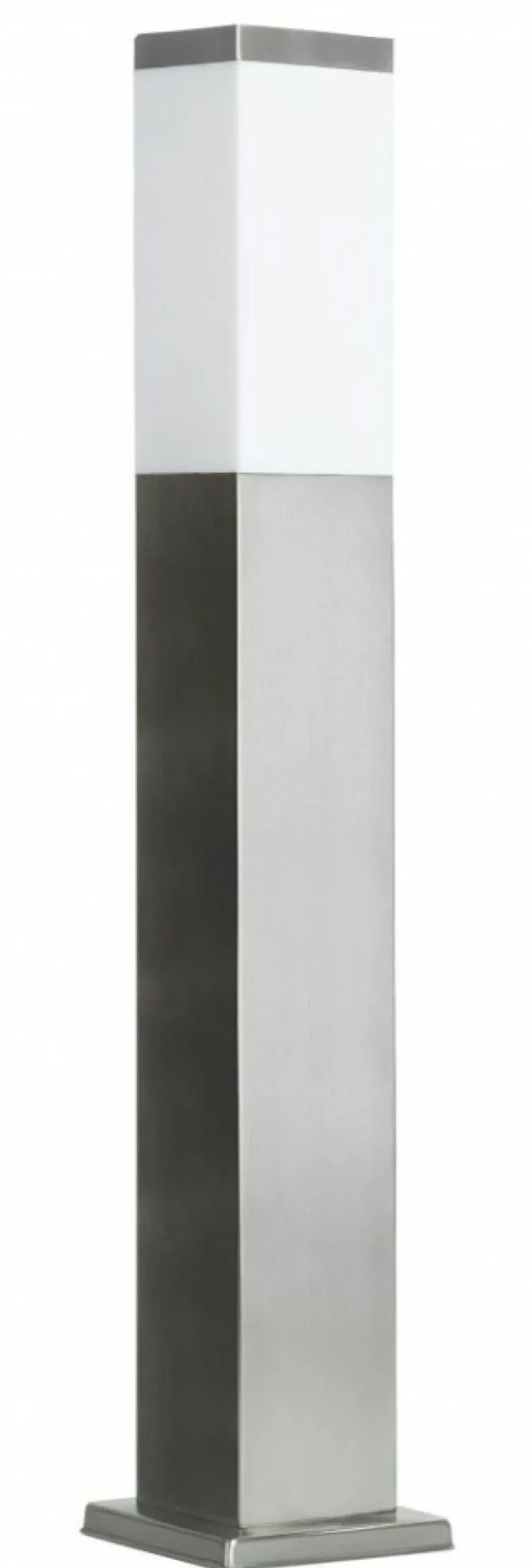 Sklep Kaja Estetyczna lampa ogrodowa, stalowa SS802-650 z serii INOX KWADRAT | Kaja Oświetl