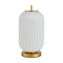 Sklep Kaja Estetyczna lampa stołowa, złota TB-28798-1-GD-WH z serii OLMETO