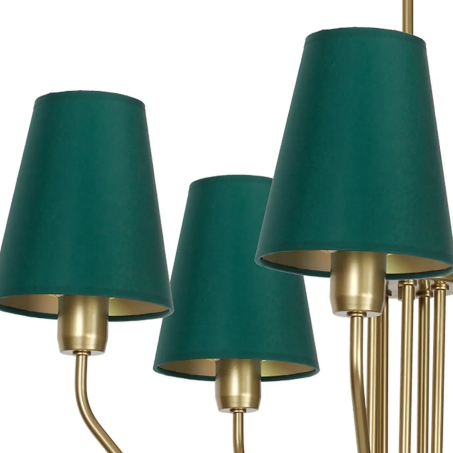 Best Estetyczna lampa sufitowa w zielonym kolorze MLP4908 z serii VICTORIA | Kaja Ośw Żyrandole Nowoczesne