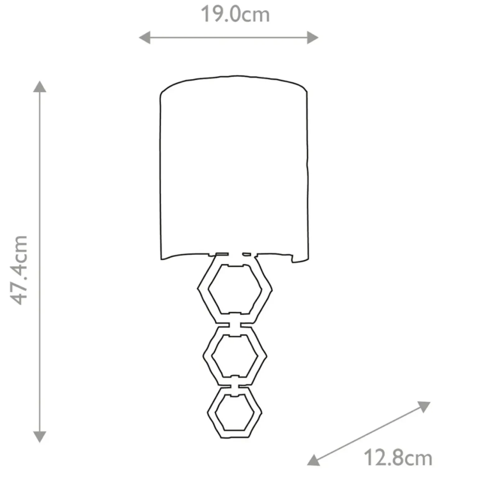 Sklep Kaja Estetyczny kinkiet ścienny z abażurem CLARK-SMALL-AB z serii CLARK