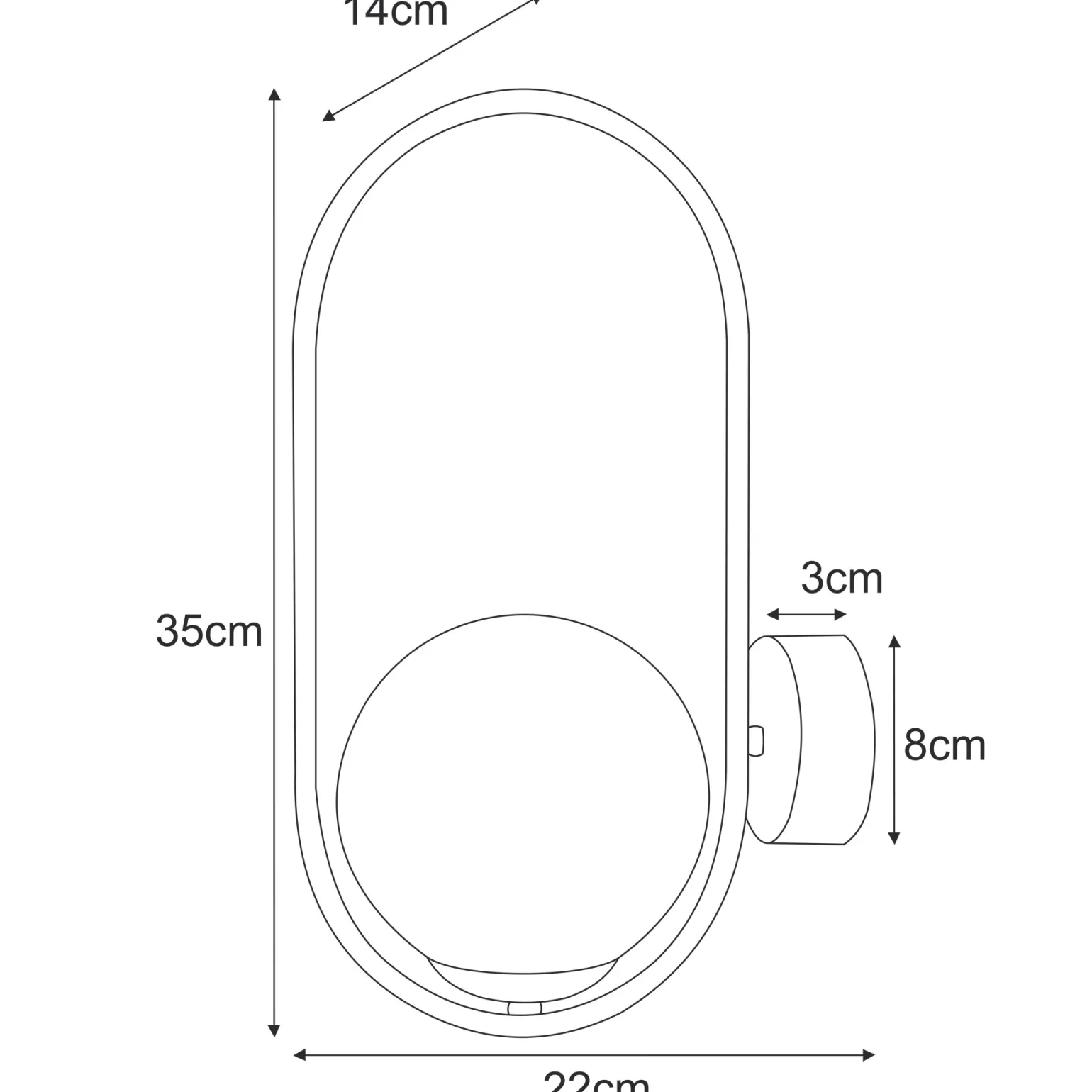 Sklep Kaja Estetyczny kinkiet ścienny z miodowym kloszem K-5398 z serii SVEN