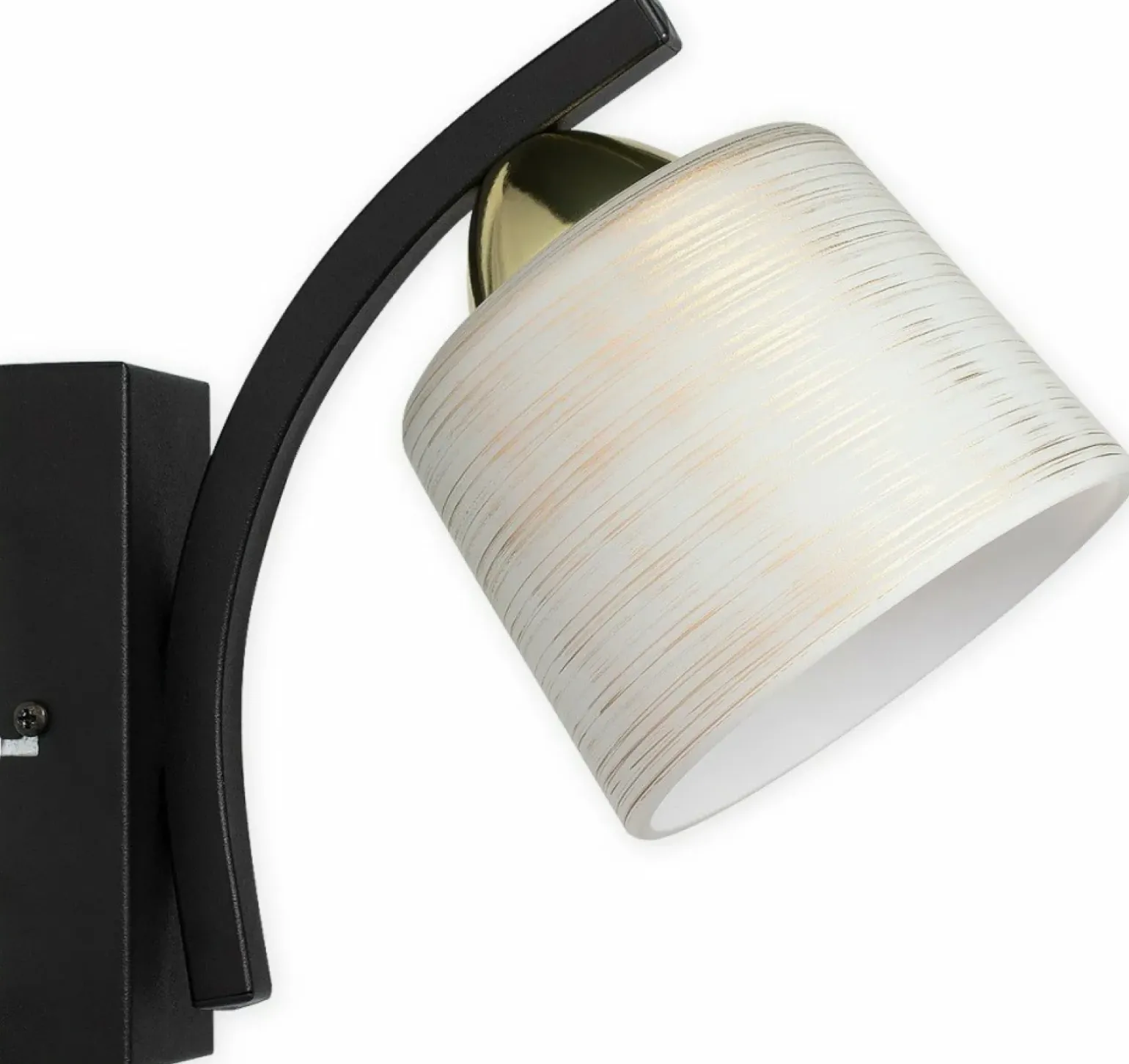 Sklep Kaja Estetyczny kinkiet ścienny do sypialni O3260 K1 CZA + ZL z serii TALAR