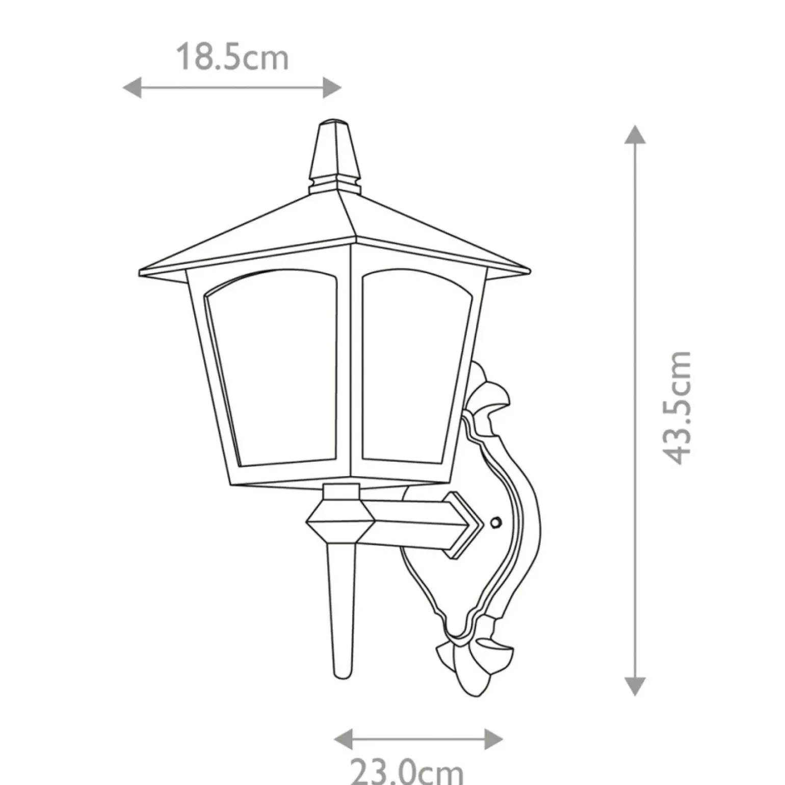 Sklep Kaja Estetyczny kinkiet zewnętrzny BL5-BLACK z serii YORK