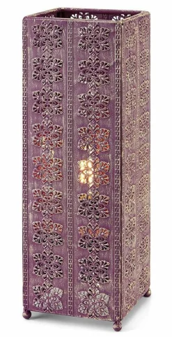 Sklep Kaja Fioletowa lampka stołowa jako ozdoba salonu 108224 | Kaja Oświetlenie