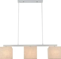 Sklep Kaja Funkcjonalna lampa z lnianymi abażurami 33-58355 BOHO | Kaja