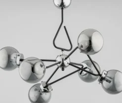 Store Futurystyczna lampa sufitowa o molekularnej formie AL 62167 | Kaja Żyrandole Nowoczesne