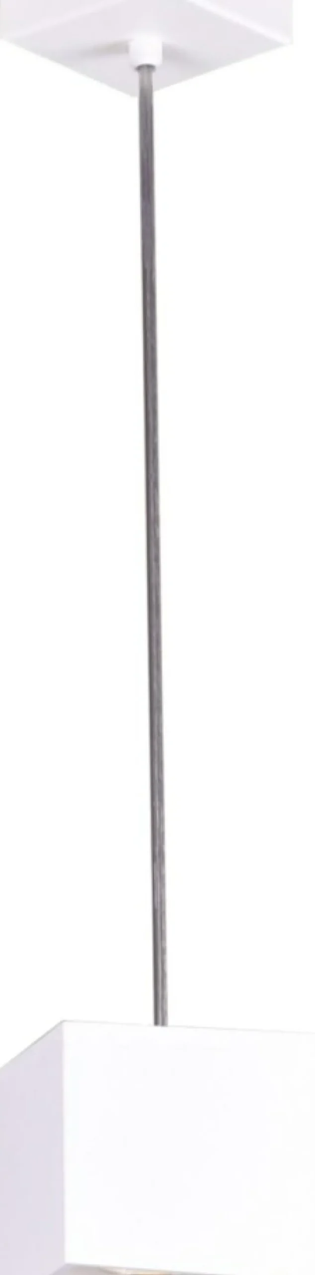 Best Geometryczna, biała lampa wisząca K-4210 KUBIK WHITE | Kaja Żyrandole Nowoczesne