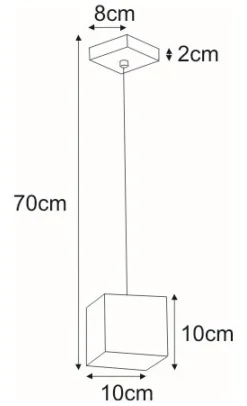 Best Geometryczna, biała lampa wisząca K-4210 KUBIK WHITE | Kaja Żyrandole Nowoczesne