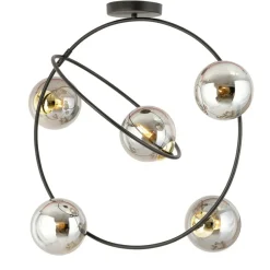 Best Sale Geometryczna, efektowna lampa sufitowa 1292/5 z serii STARDOM | Kaja Żyrandole Nowoczesne
