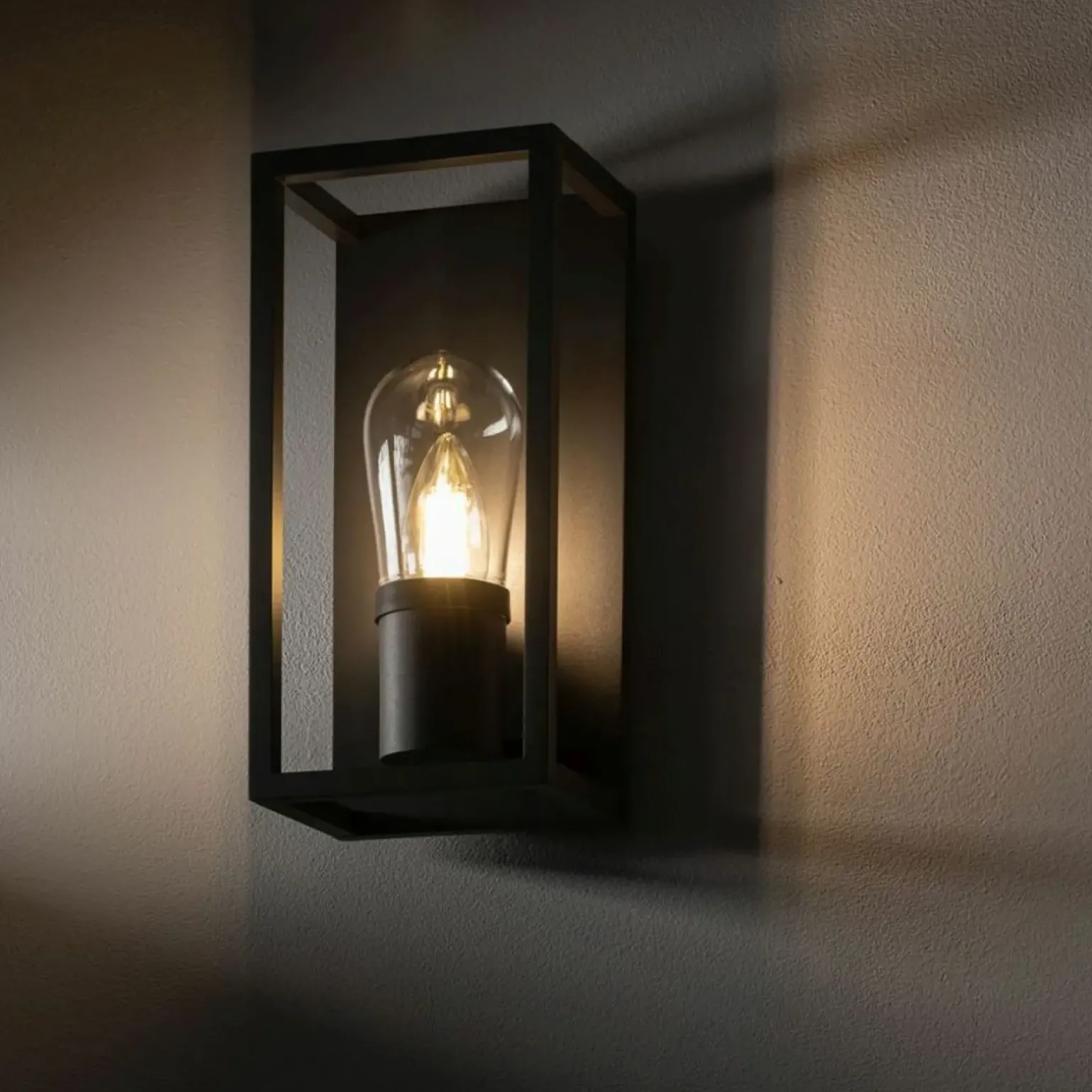 Sklep Kaja Geometryczna lampa ścienna, kinkiet na taras 10503 MARGOT | Kaja