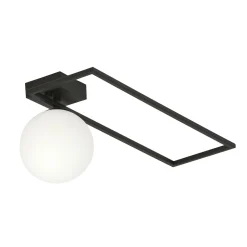 Sklep Kaja Geometryczna lampa sufitowa z białym kloszem 1130/1B IMAGO | Kaja