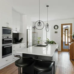 Clearance Geometryczna lampa wisząca z pojedynczym kloszem K-3835 z serii NEO Żyrandole Nowoczesne